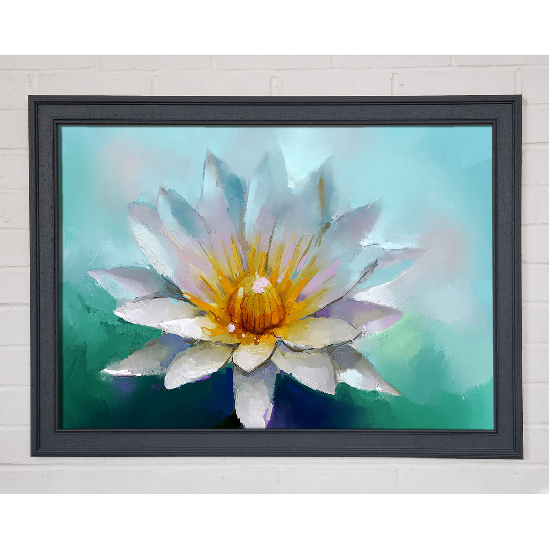 Gerahmter Kunstdruck Water Lily