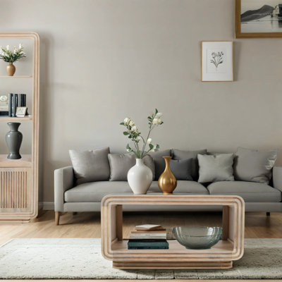 Hudson Solid Wood Coffee Table with Storage
