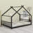 Modern Metal House Bed with Sturdy Construction-129109678