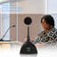 Système de microphone à fil de bureau à col-de-cygne de bureau - Micro à condensateur de voix câblé avec filtre à bruit de table - Cordon de son XLR à 1/4 po - Pour karaoké, conférence, studio audio - Pyle PDMIKC5 noir