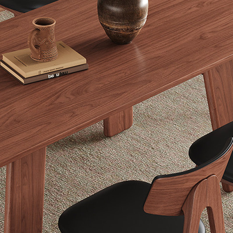 Table de salle à manger haut de gamme et minimaliste, H 29,52 po x l 62,99 po x P 31,49 po, 7 pièces : table, 6 chaises