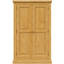 Chunky 2 Door Solid Wood Wardrobe