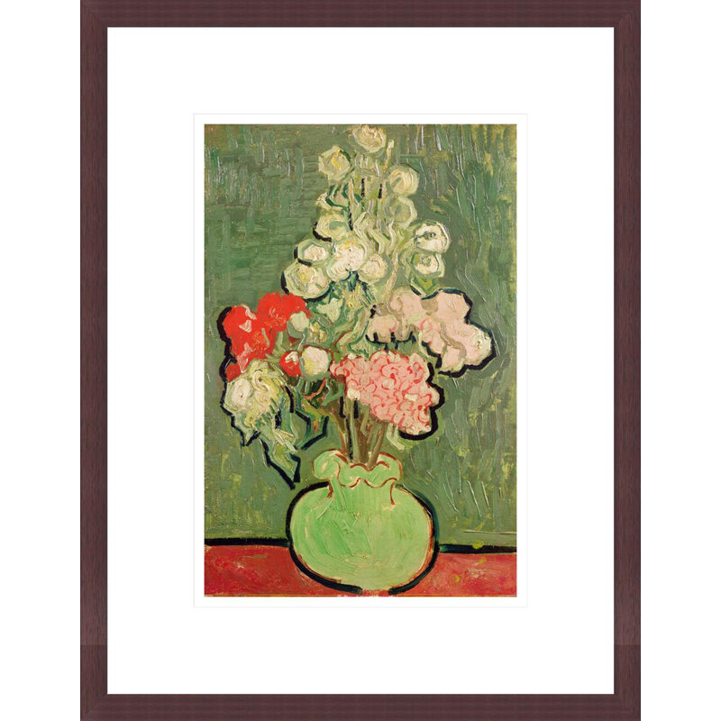 Bouquet de fleurs par Vincent van Gogh, impression giclée encadrée, H 16,75 po x l 13,03 po