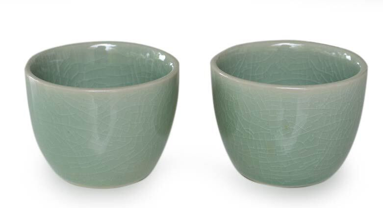 Tasse à thé Ouest, Vert