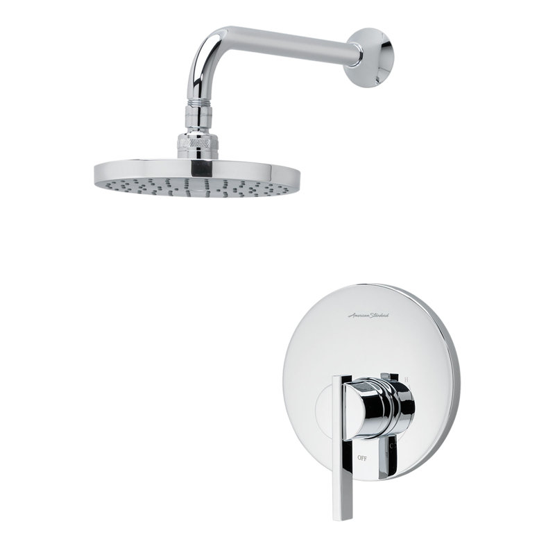 Robinet de douche thermostatique avec inverseur Berwick, Chrome poli