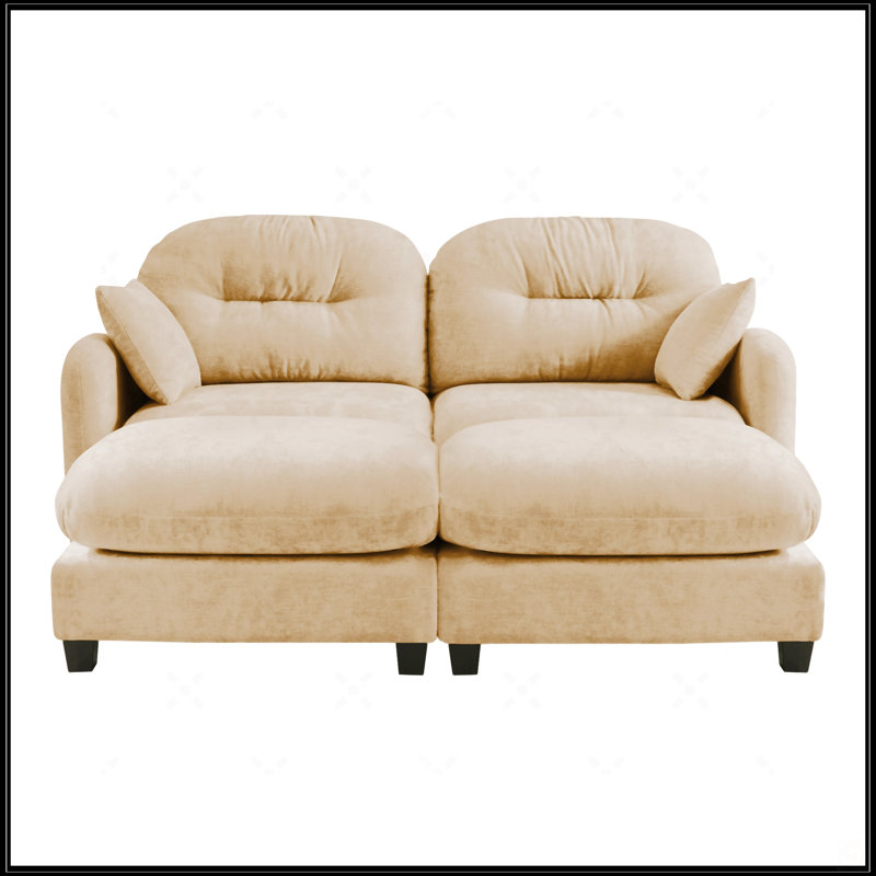 Cloud Sectional Couches, Camel
