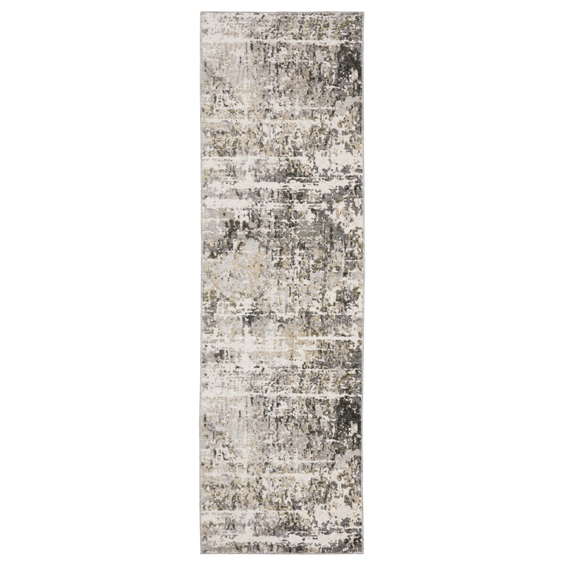 Gwern Abstract Indoor Rug, Runner 2'3" x 7'6"