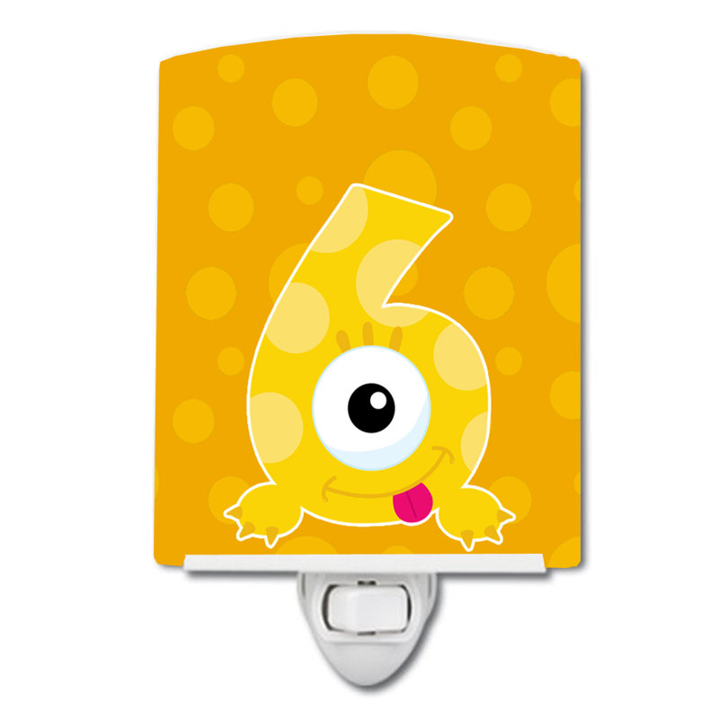 Lampe de nuit en céramique monster month 6