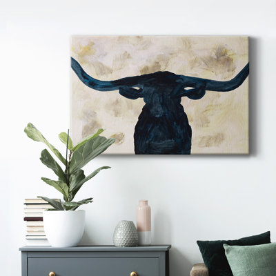 Blue Shadow I - impression sur toile tendue