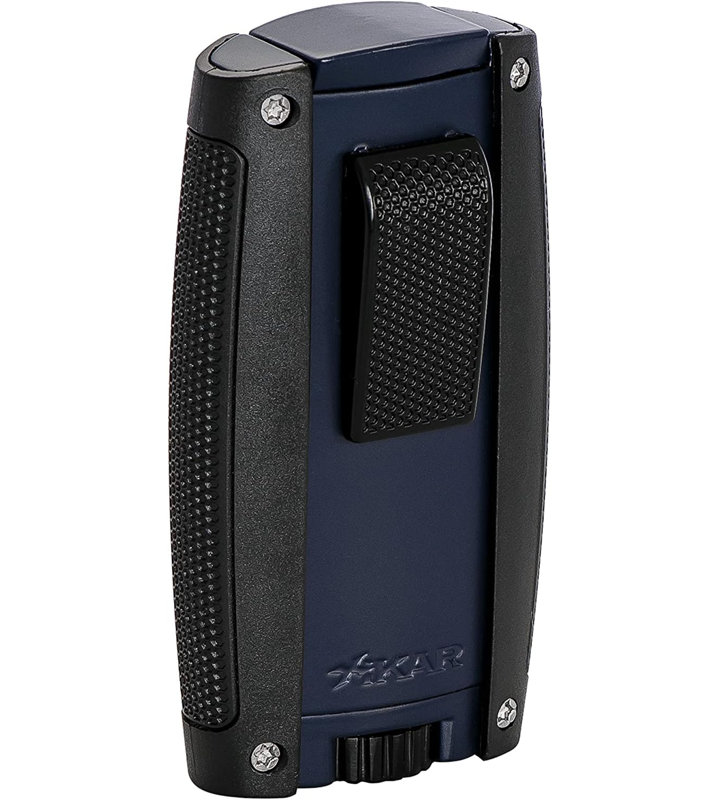 Xikar Turismo Double Jet Flame Cigar Lighter, Blue