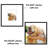 20x20 Poster Frame - Use as 8x10 Frame with Mat or 20x20 Frame Without Mat - Black