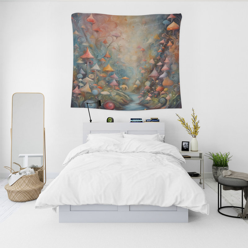 Tapisserie murale, H 88 po x l 104 po