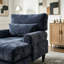 Chaise de loisir d'intérieur rembourrée, chaise longue moderne-177637586