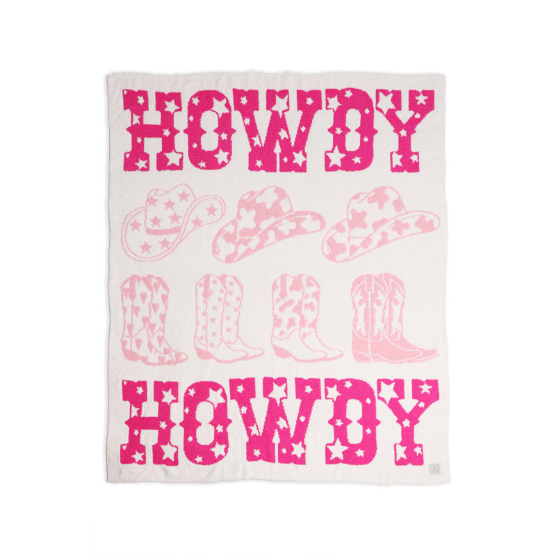 Jeté Howdy Cowgirl Luxury Soft - ROSE