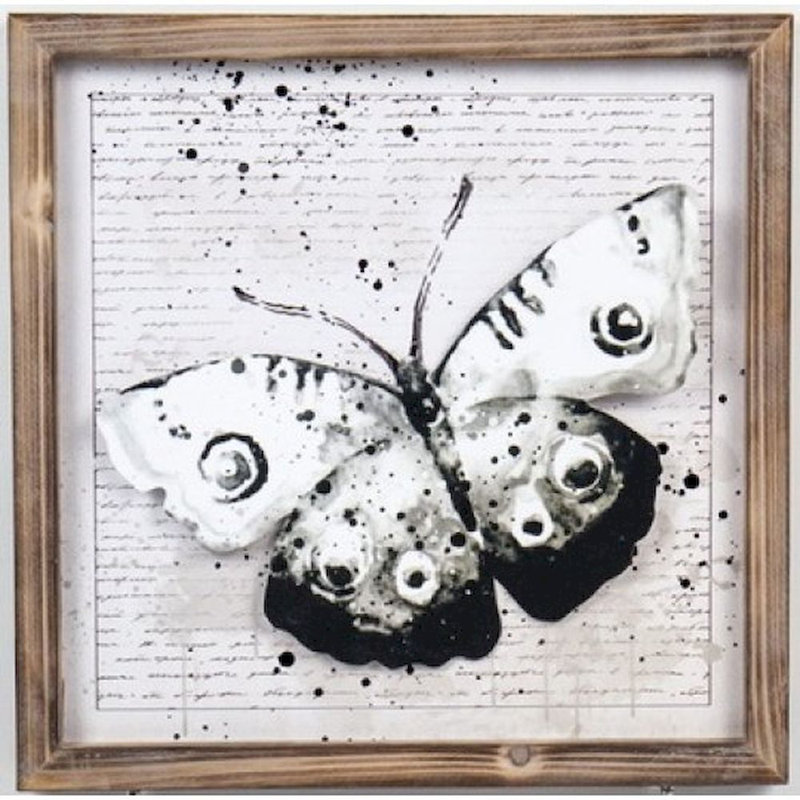 Décoration murale imprimé papillon