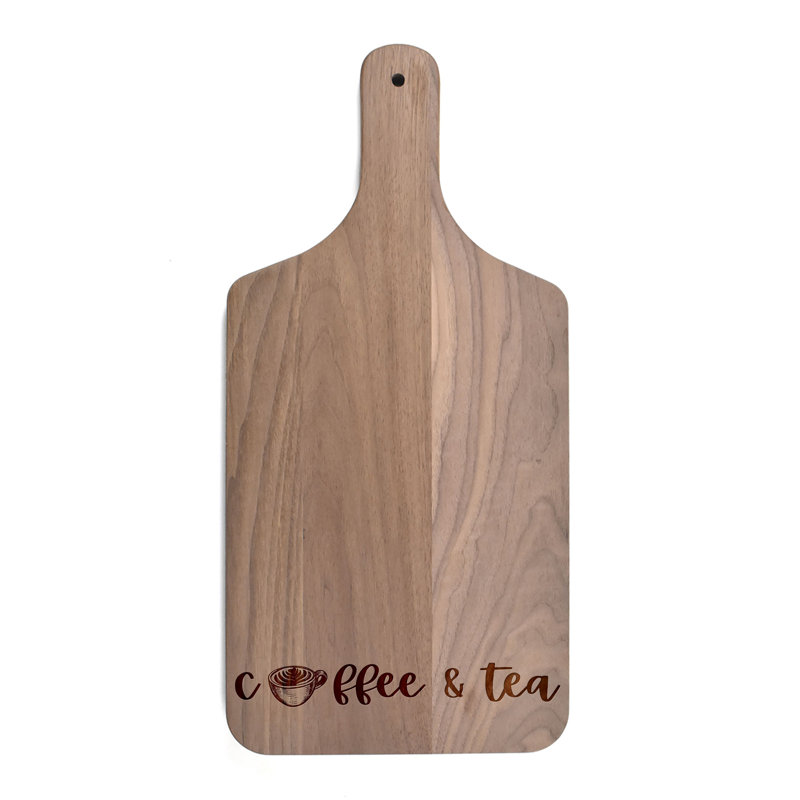 Coffee & Tea Cutting Board