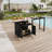 Versatile Outdoor Cabinet With Folding And Extendable Worktop, Ample Storage Space And Lockable Wheels