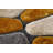 Thionville Abstract Plush Mustard/Gray/Beige Area Rug-9583005