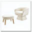 Chaise de loisir rembourrée avec repose-pieds-1096866655