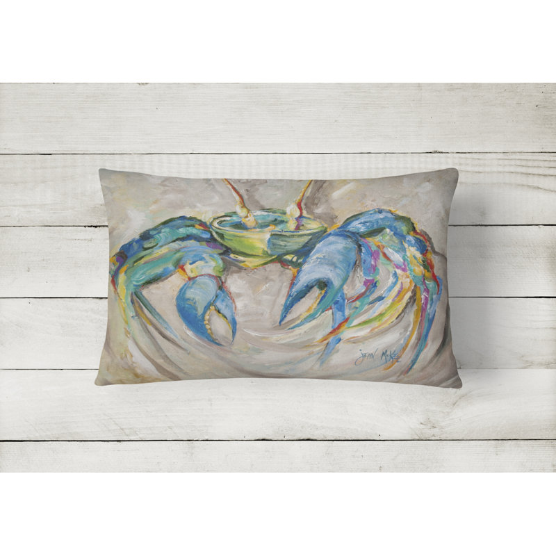 Crab Outdoor Throw Pillow