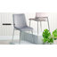 Ambermarie Velvet Modern Dining Chairs with Metal Chrome Metal Legs, Upholstered Armless Dinner Chairs-796964298