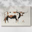 Terre Cotta Steer III-Toile tendue avec châssis