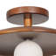 Luminaire en bois semi-encastré pour couloir de chambre à coucher-1395885698