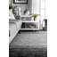 Tapis en coton/laine noire Charmine-25255130