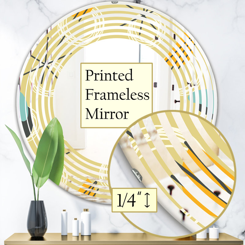 Miroir mural Leaves, H 31,5 po x l po