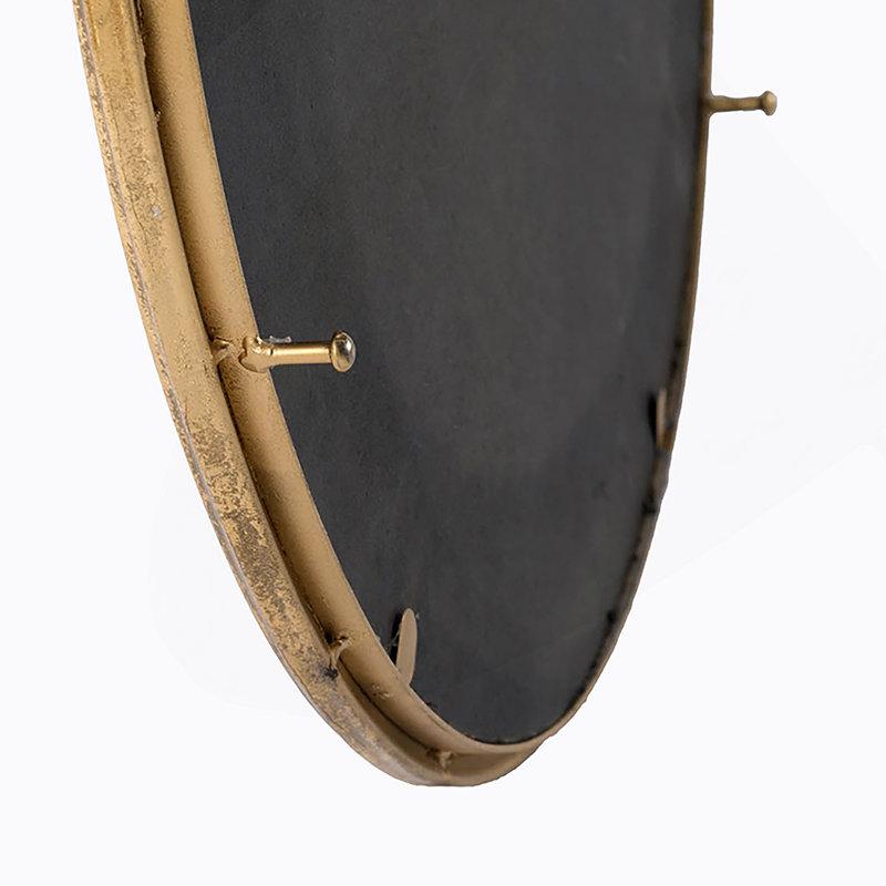 Miroir rond en fer
