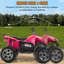ATV 24 roues pour enfants, 4 roues, 2 roues 4 roues motrices, véhicule tout-terrain à 4 roues avec lumière DEL, corps en métal, musique, USB, suspension à ressort, véhicule électrique pour véhicule tout-terrain-116546296