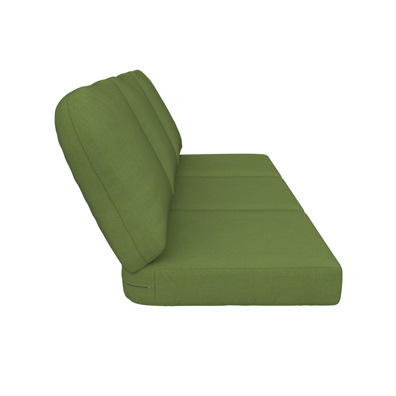 Outdoor Sunbrella® 3 Seater Sofa Cushions, Spectrum Cilantro Sunbrella® Plainweave