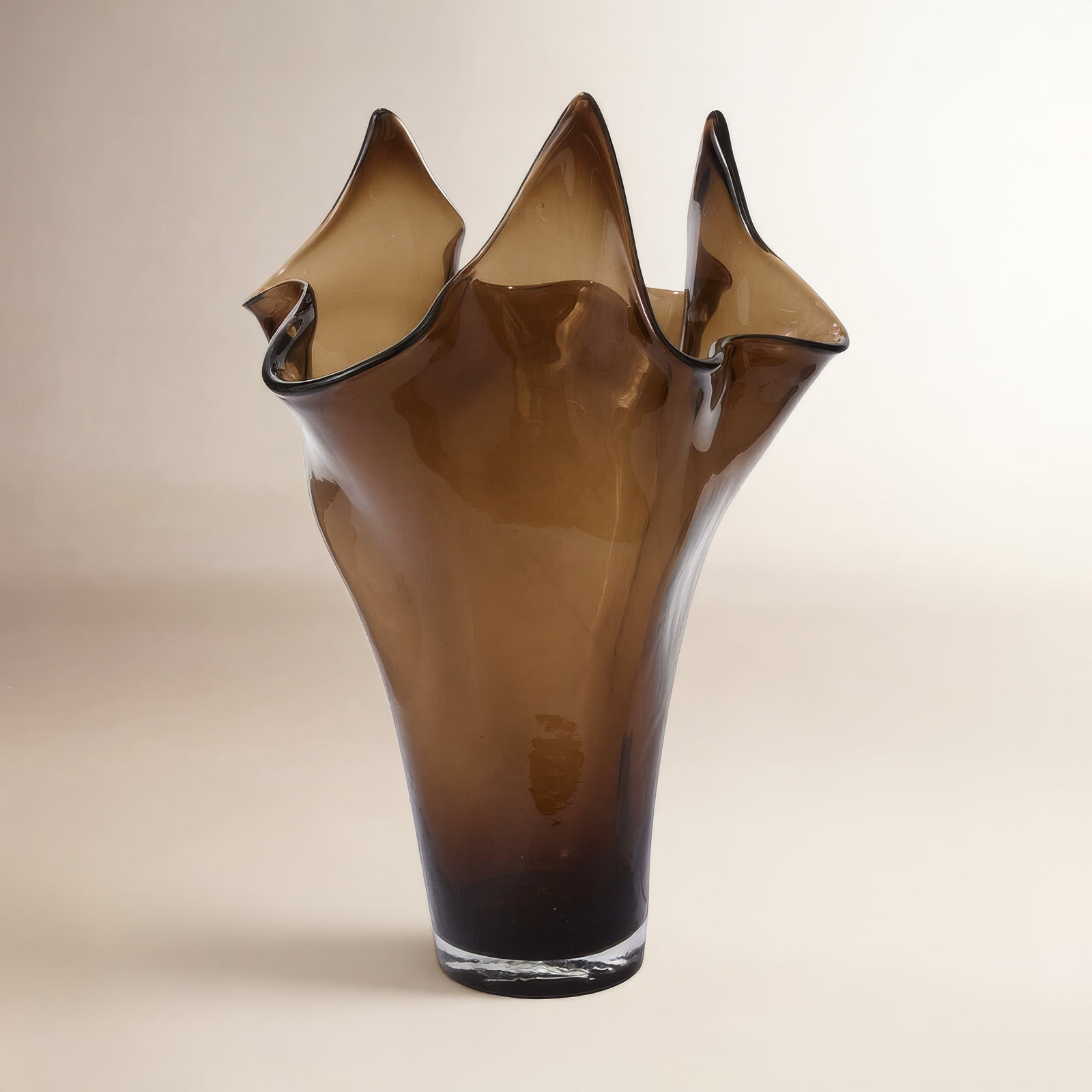 Peaked Glass Vase 12.5"x 18.5"