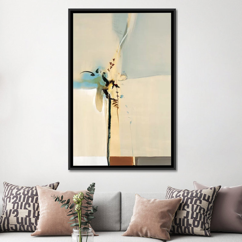 « light fast i », impression sur toile, H 26 po x l 18 po x P 1,5 po, Toile avec cadre noir, Pas de tapis