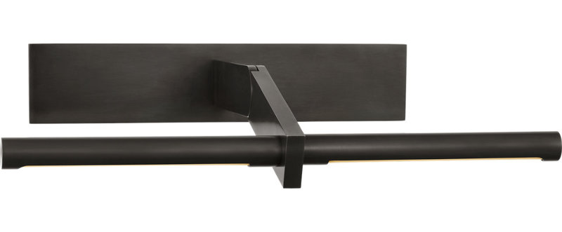 Axis Pivoting Library Light, 3" H x 18" W x 13.25" D, Bronze