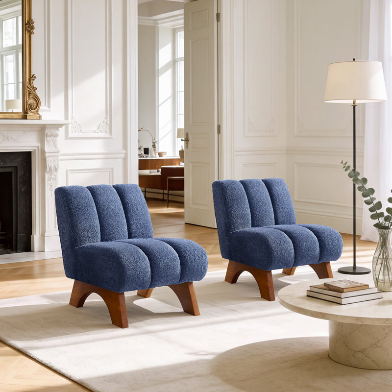 Fauteuil d'appoint 25,2 po Brinlei, Bleu