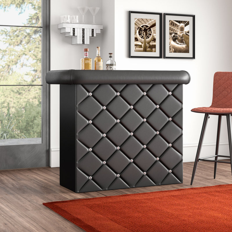 Miami 330.2cm Home Bar, Black