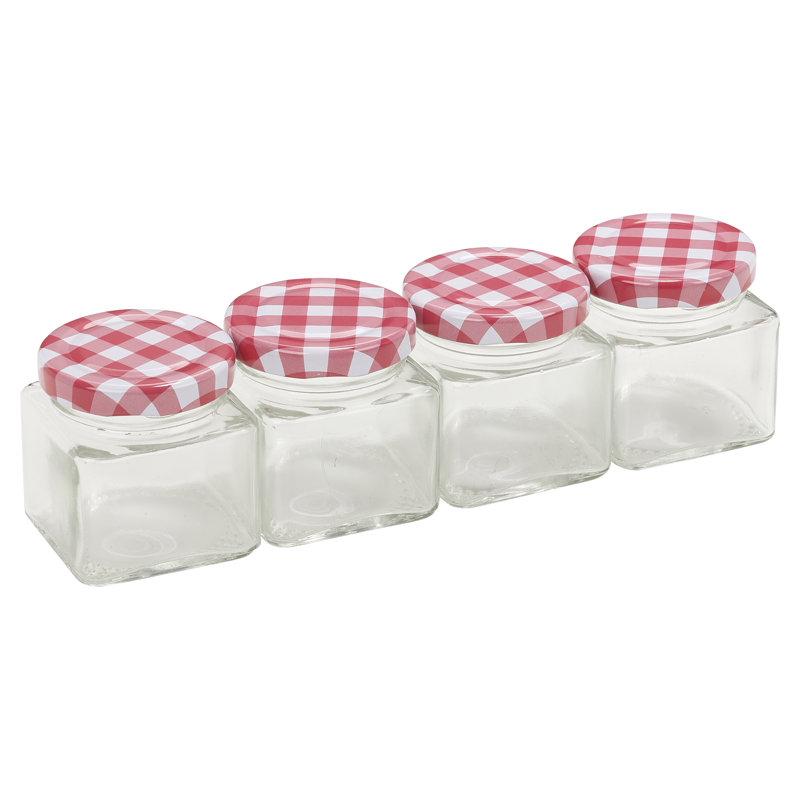 Glass Jar - Set of 4