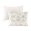 Housse de couette en coton chenille 3 pièces And And Taupe - Double / Grand double / Grand, couleur