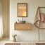 Basic 95 mm Wall Mounted Single Double Bathroom Vanity Base