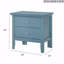 Table de chevet avec tiroirs Teal Elegance-1631535253