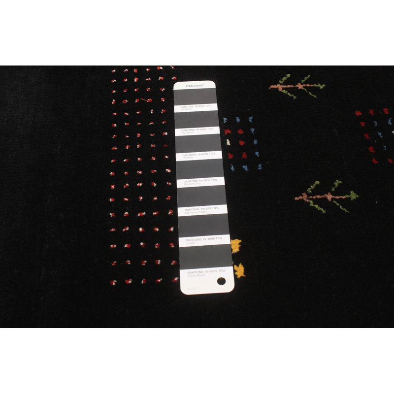 Tapis noir 5 pi 7 po x 8 pi 6 po Mcminn Luribaft
