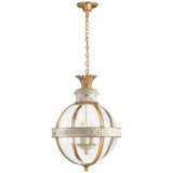 Chapman & Myers Crown Top Banded Globe Lantern