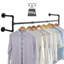Amyah 322.58cm Wall Mounted Clothes Rack-203177906