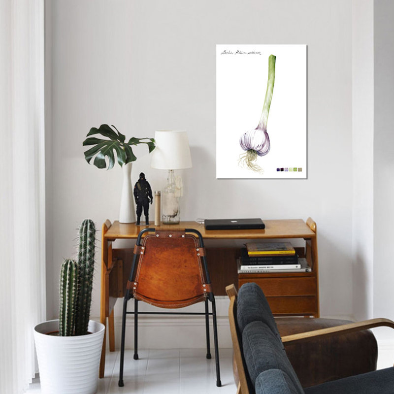«Root Légume I», impression sur toile, H 12 po x l 8 po x P 0,75 po, Pas de tapis, Toile tendue