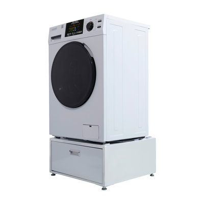 Equator All-in-One Washer Dryer VENTLESS/VENTED PET cycle 1.62cf/15lbs 110V with Pedestal