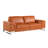 Camel Modern Genuine Leather Sofa-33133433