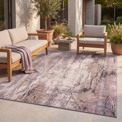 Tapis moderne à effet de cascade, aquarelle abstraite, gris, ivoire, beige, rose, antidérapant, à poils courts, adapté à l'intérieur et à l'extérieur, idéal pour le salon, la chambre, la salle à manger, l'entrée, le corridor, le bureau, la cuisine, taupe, facile à nettoyer, imprimé, ultra doux, à bords ourlés et lavable.