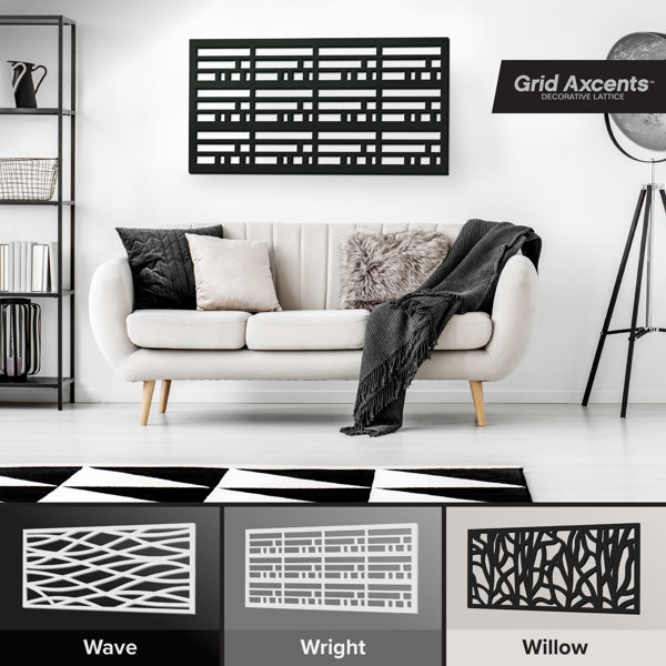 Grid Axcents 2 ft. H x 4 ft. W Polyethylene Privacy Screen & Reviews ...