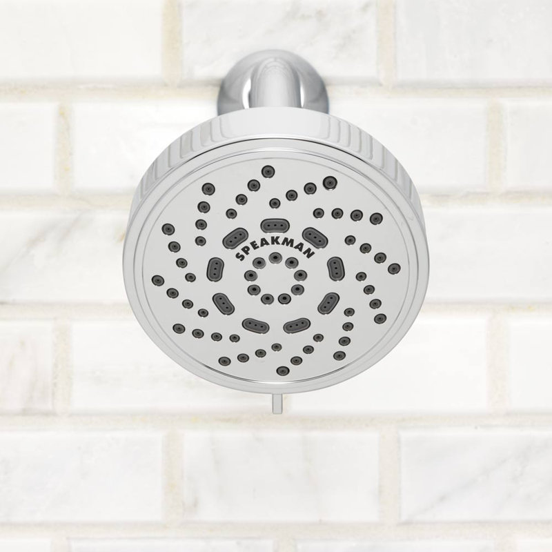 Echo Polished Chrome Multi-Function Wall Mounted Shower Head